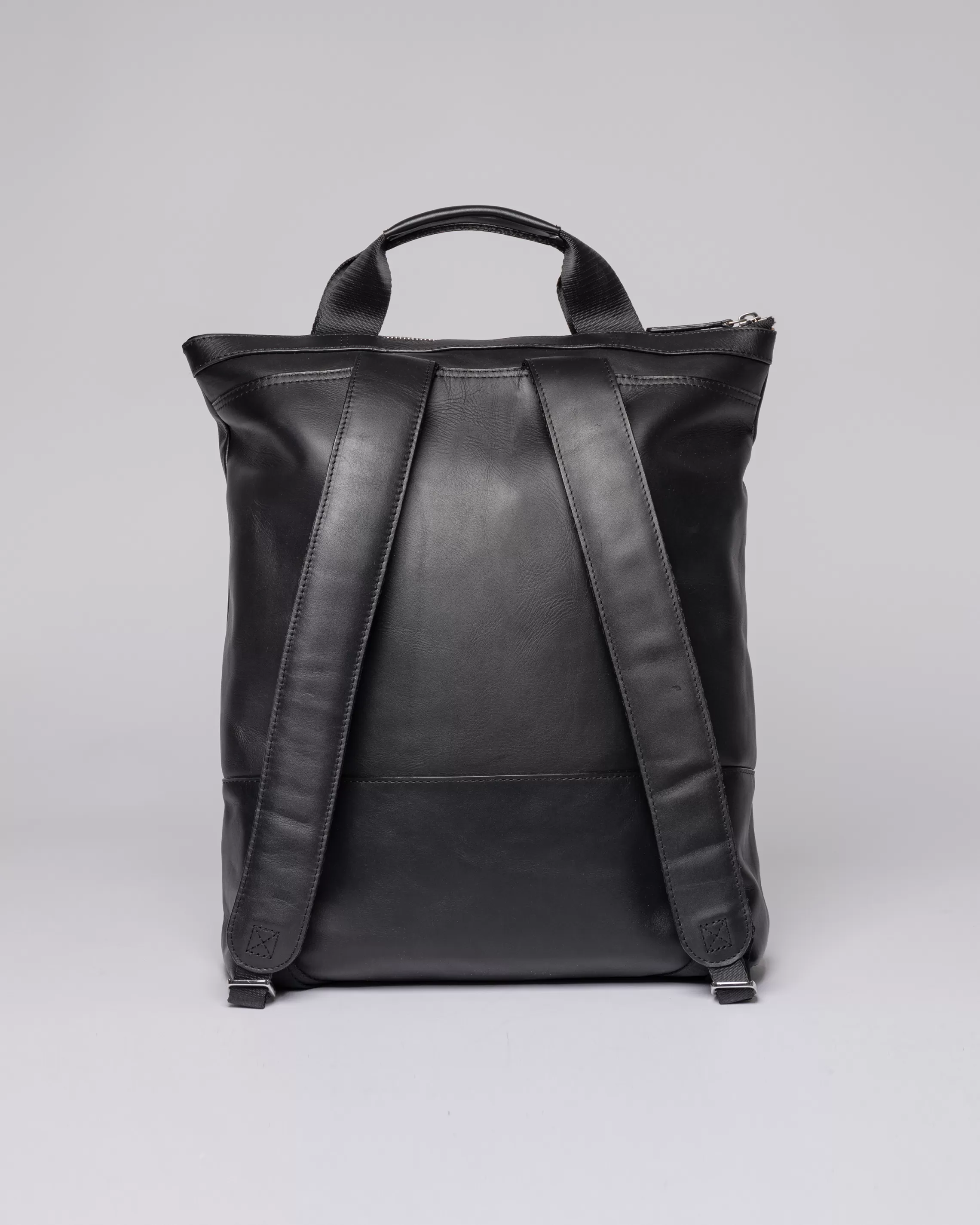 Sandqvist Beenie Leather Black> Sacs À Dos | Sacs Fourre-Tout